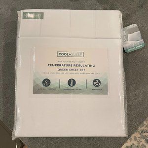 Cool+Sleep: Temperature Regulating Queen Sheet Set